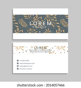 Business Card Set. Vector illustration. EPS10