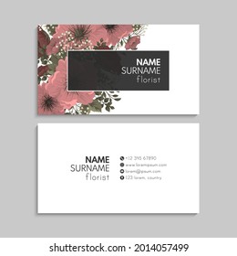 Business Card Set. Vektorgrafik. EPS10