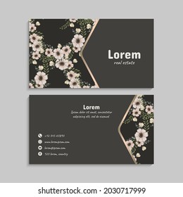 Business Card Set. Vector illustration. EPS10