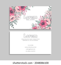 Business Card Set. Vektorgrafik. EPS10