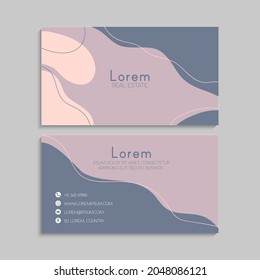 Juego de tarjetas de presentación. Ilustración vectorial. EPS10