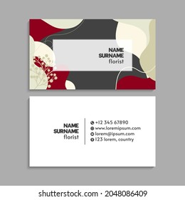 Juego de tarjetas de presentación. Ilustración vectorial. EPS10