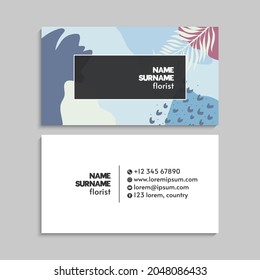 Business Card Set. Vektorgrafik. EPS10