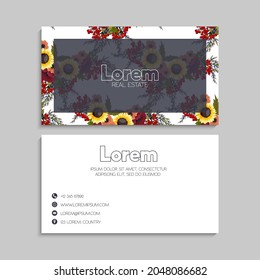 Juego de tarjetas de presentación. Ilustración vectorial. EPS10