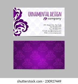 Business Card Set vector illustration