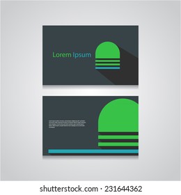 Business card set,eps 10 Vector.