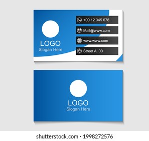 business card with simple design