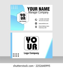 Business card simple design for company, etc