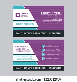 Business Card with stylish and Modern design.