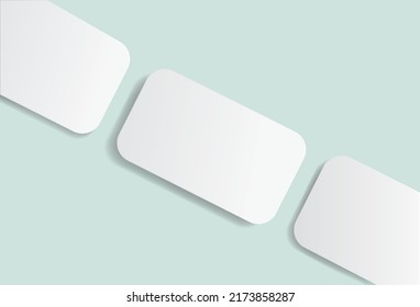 Business Card Stylish Presentation Mockup Template Set Branding Corporate Identity 3D Realistic Showcase Marketing Advertisement