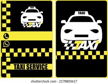 business card for taxi design