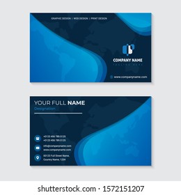 Business card for technology and IT company