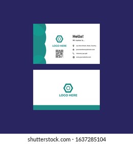 Business card templaete design with minimalist