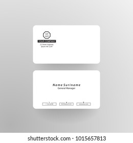 business card template