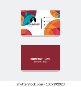 business card template