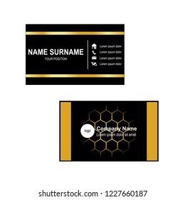 Business card template