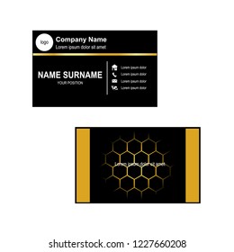 Business card template