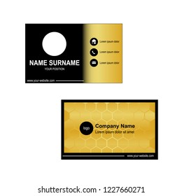 Business card template