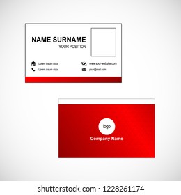 Business card template