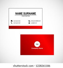 Business card template