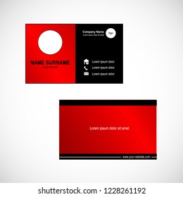 Business card template