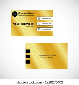 Business card template