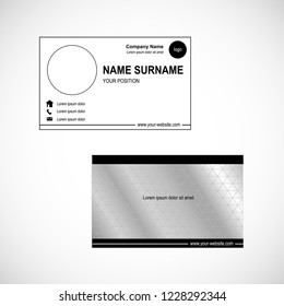 Business card template