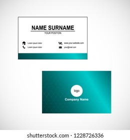 Business card template