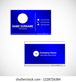 Business card template