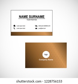 Business card template