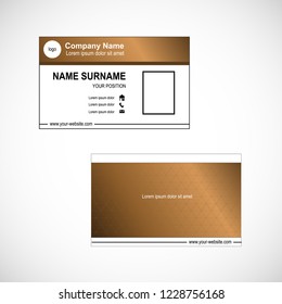 Business card template