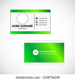 Business card template