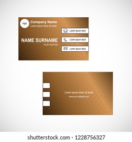 Business card template