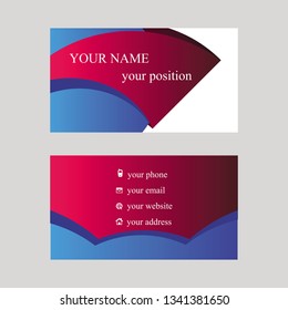 Business card template