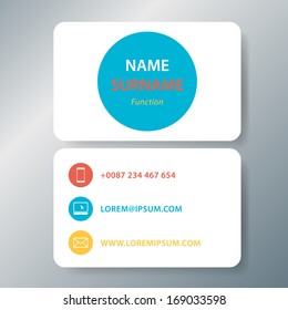 Business card template