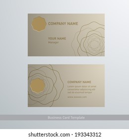 Business card template