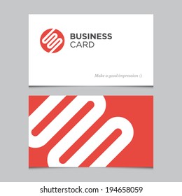 Business card template