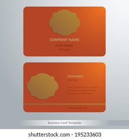 business card template