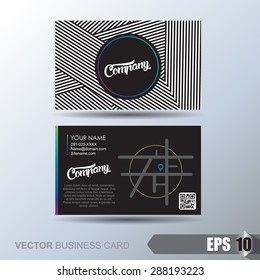 business card template