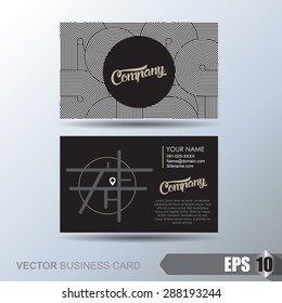 business card template