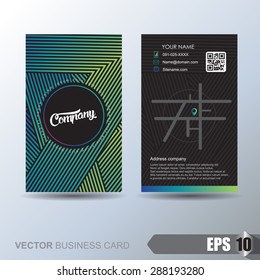 business card template