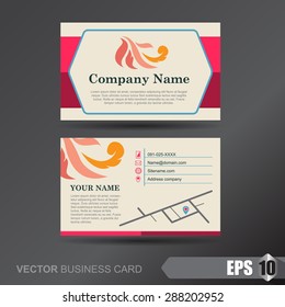 business card template