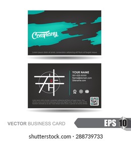 business card template