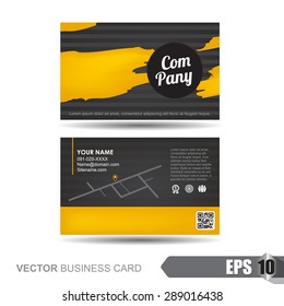 business card template