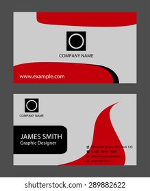 Business card template

