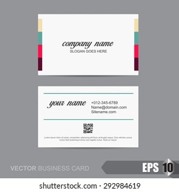 business card template