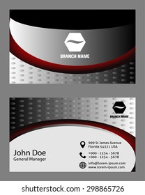 Business card template
