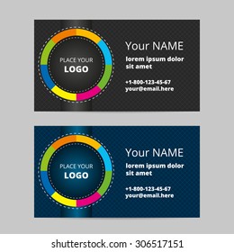 business card template