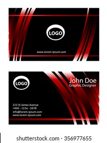 Business card template

