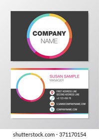 business card template